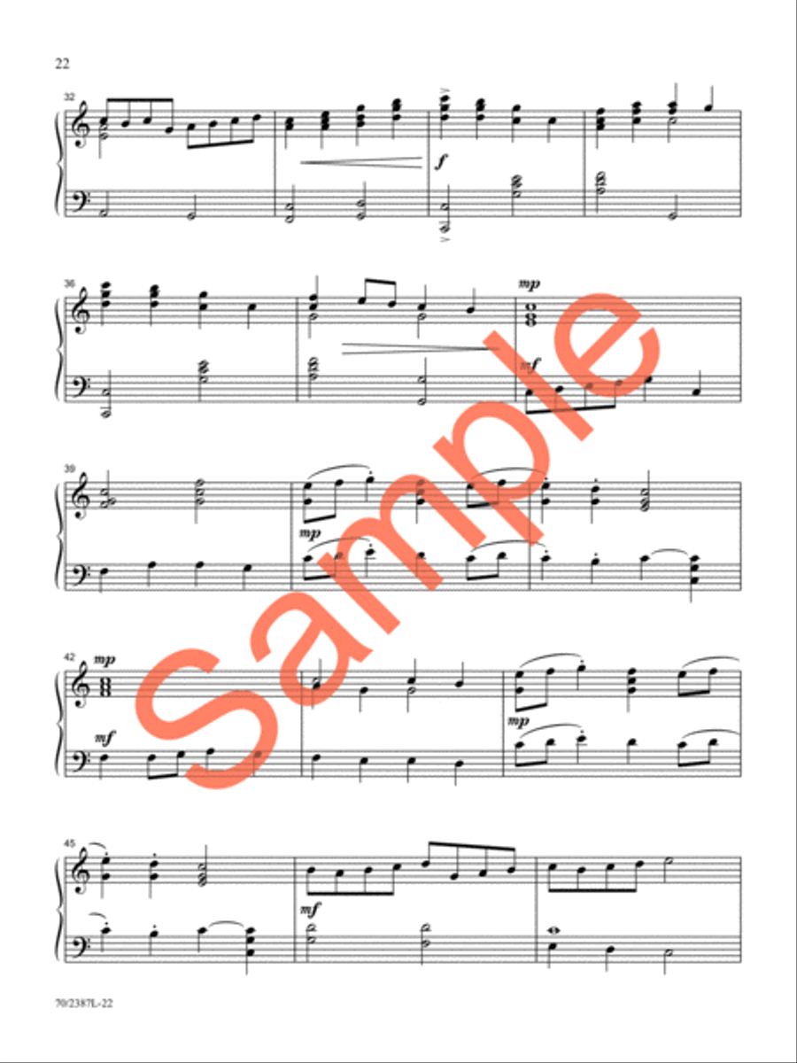 Alleluias for the Piano Alleluias for the Piano Piano Solo scores gallery preview page 18