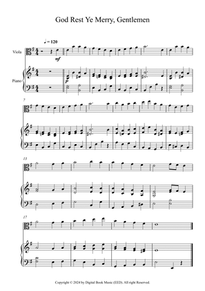 God Rest Ye Merry, Gentlemen (Viola + Piano)