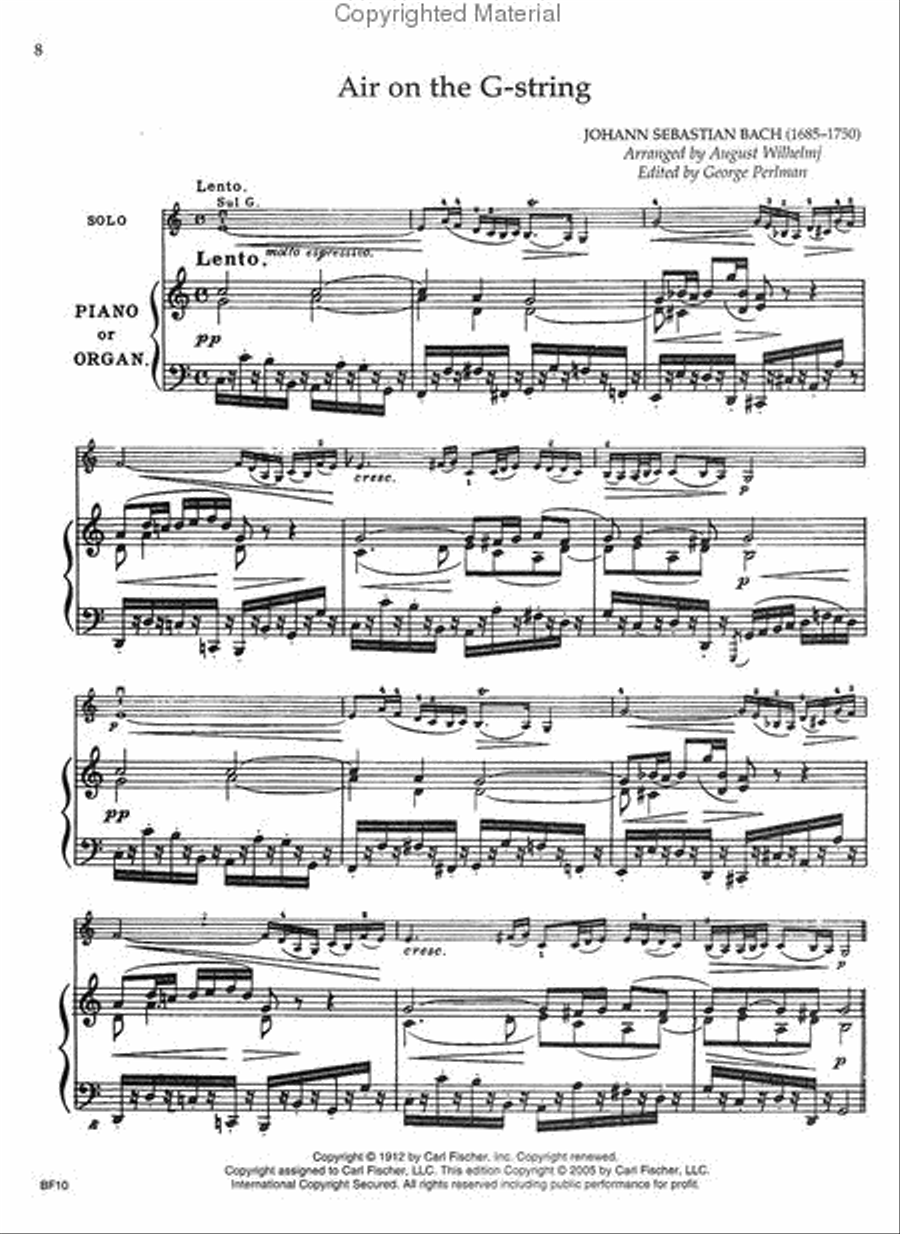Masterpieces For Violin Violin Solo scores gallery preview page 2