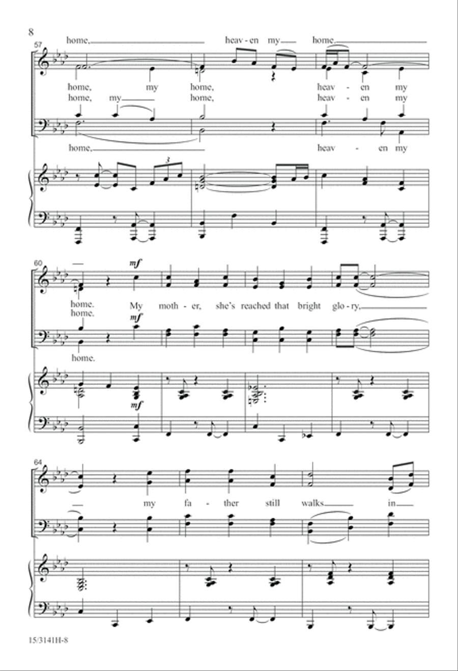 A City Called Heaven A City Called Heaven 4-Part scores gallery preview page 9