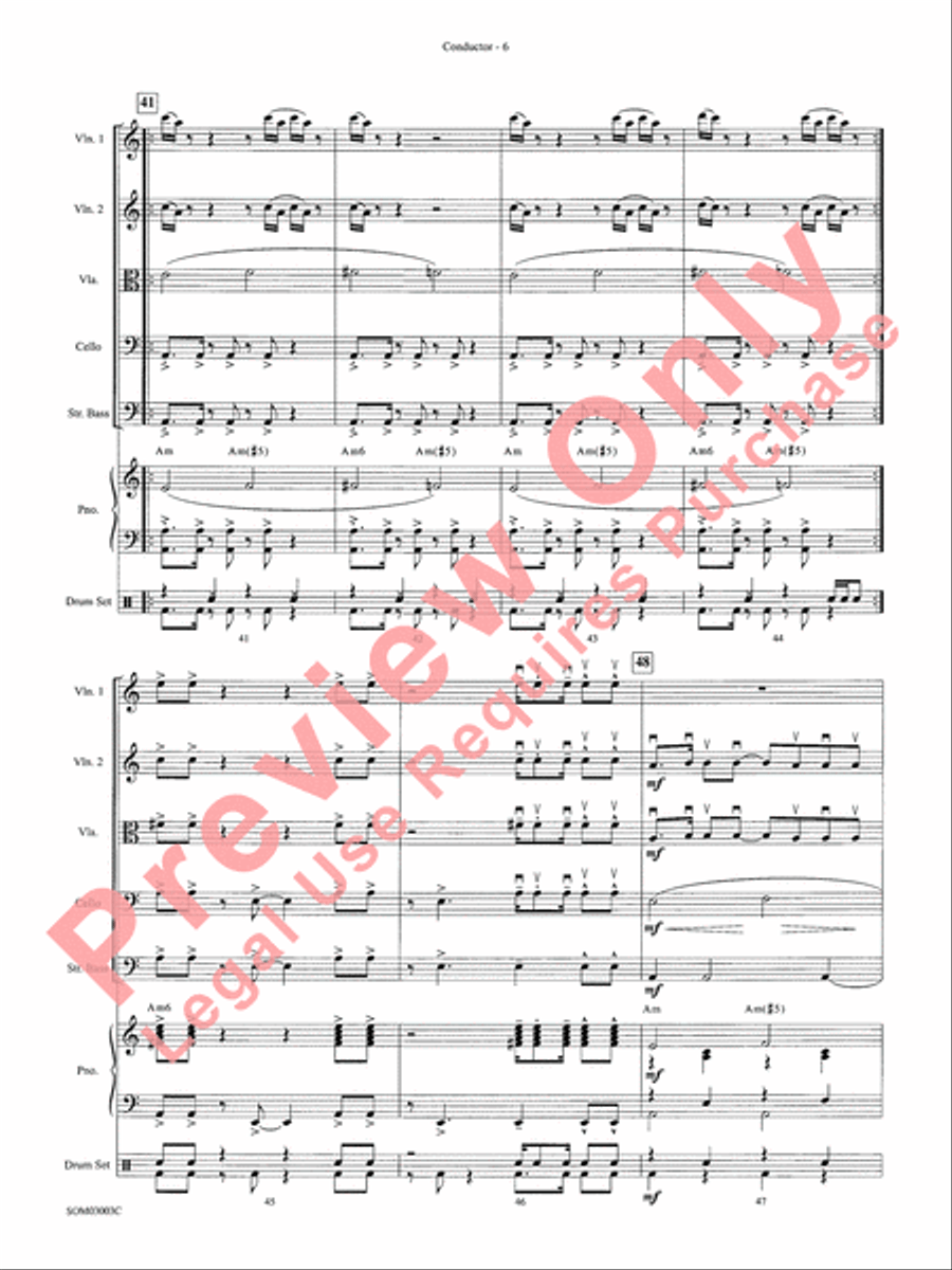 The James Bond Theme (from Die Another Day) String Orchestra scores gallery preview page 9