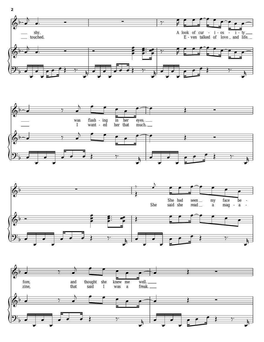 Seventeen Seventeen Piano, Vocal, Guitar scores gallery preview page 2