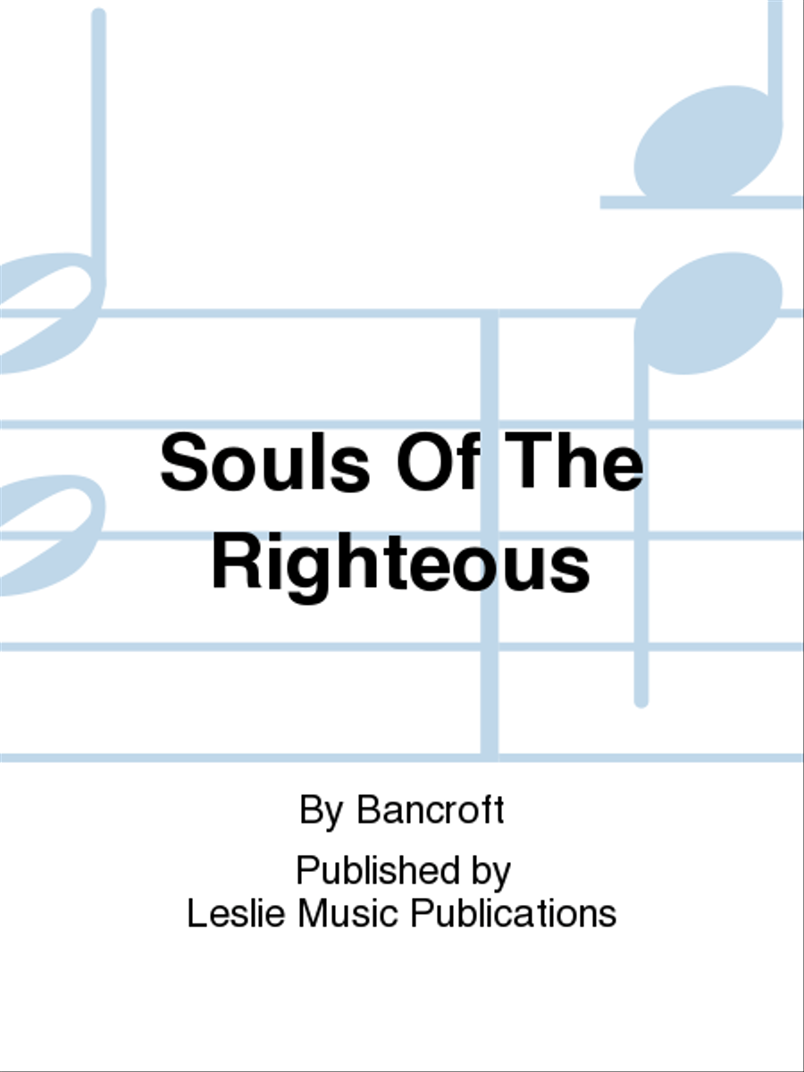 Souls Of The Righteous Souls Of The Righteous 4-Part scores gallery preview page 1