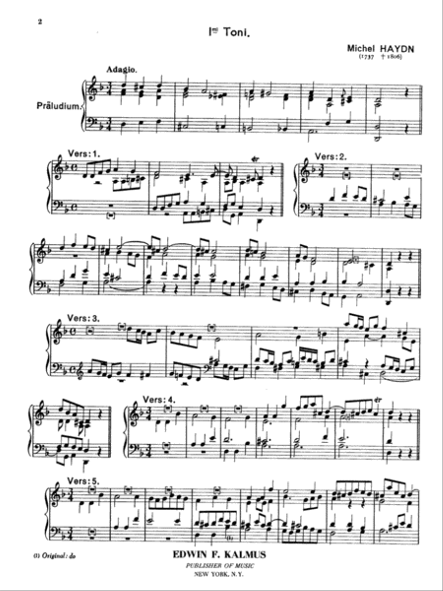 Haydn: Brief Elaborations Organ scores gallery preview page 2