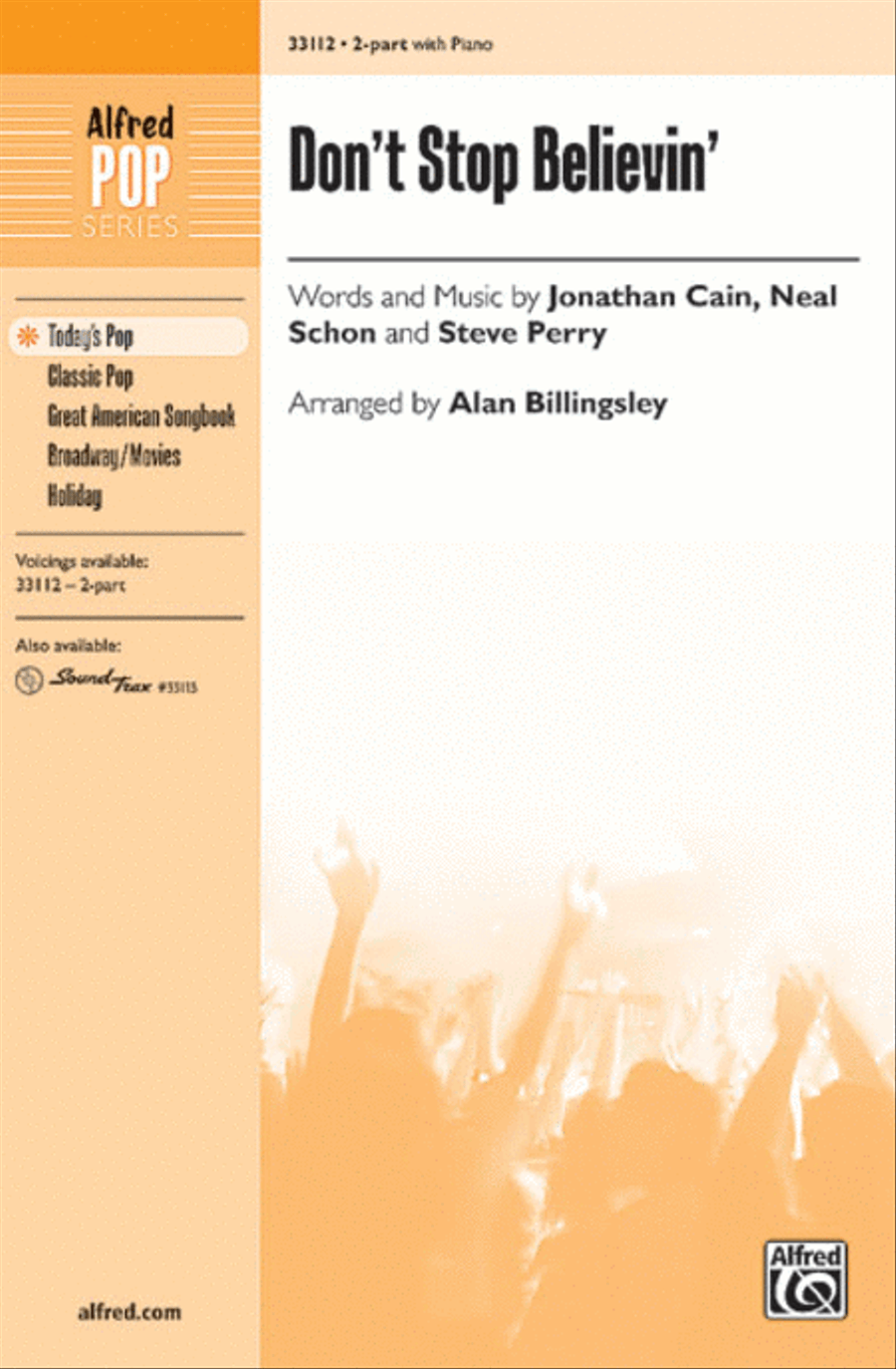 Don't Stop Believin' 2-Part scores gallery preview page 1