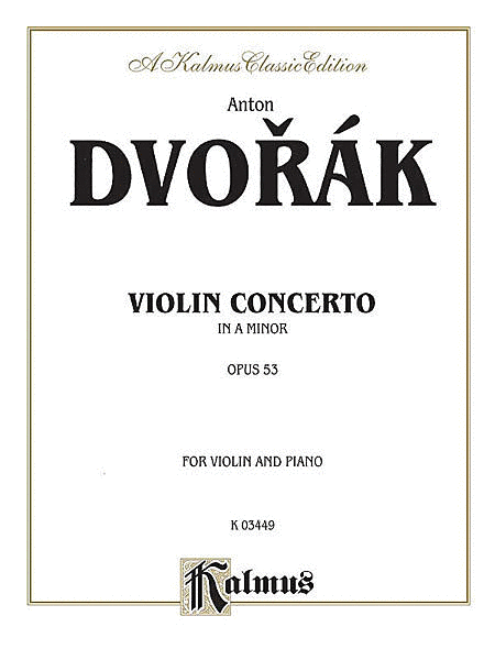 Concerto in A Minor, Op. 53