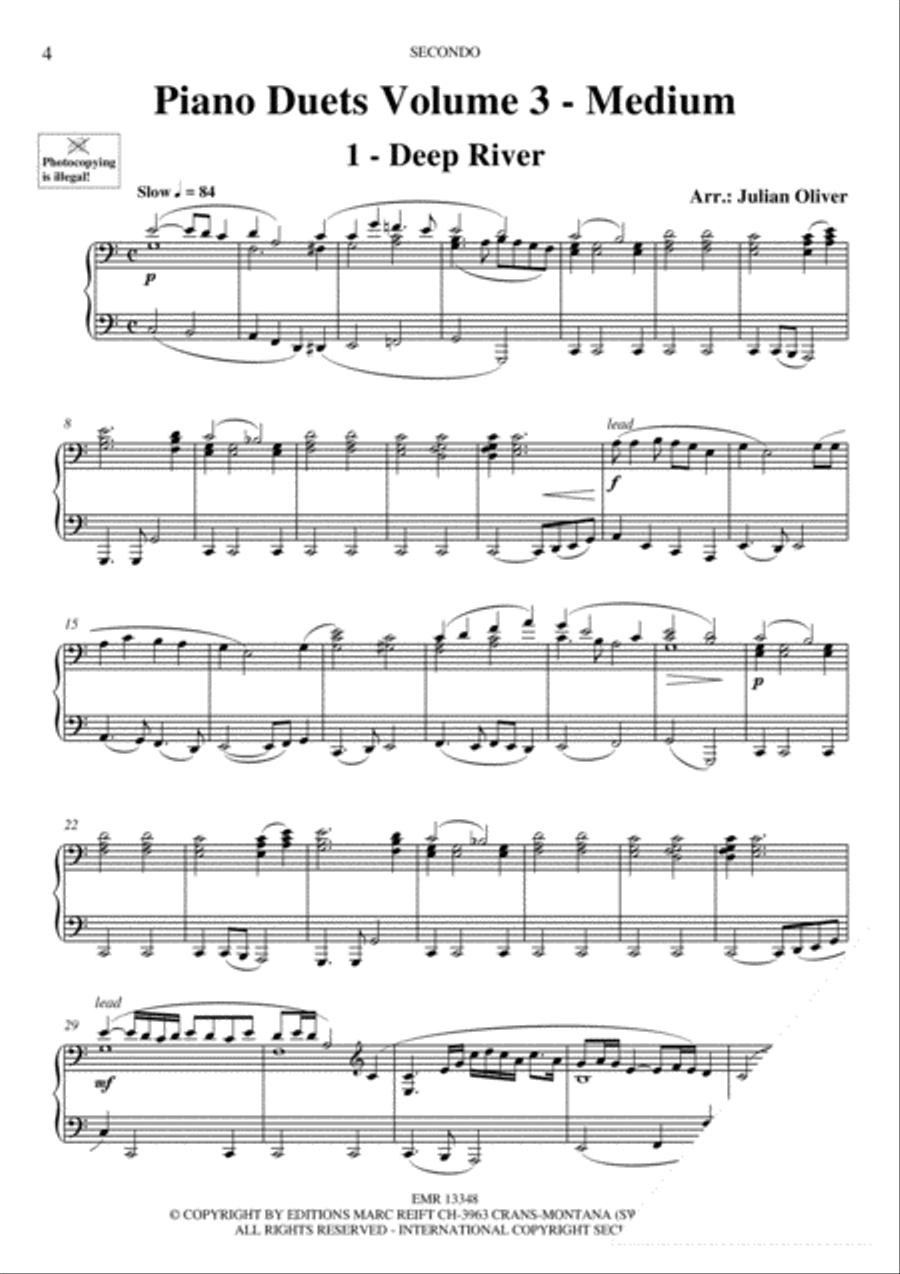 Piano Duets Greatest Hits Volume 3 - Medium Piano Duet scores gallery preview page 3