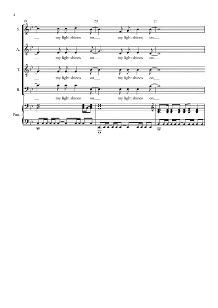 Movin' On Up Movin' On Up 4-Part scores gallery preview page 4
