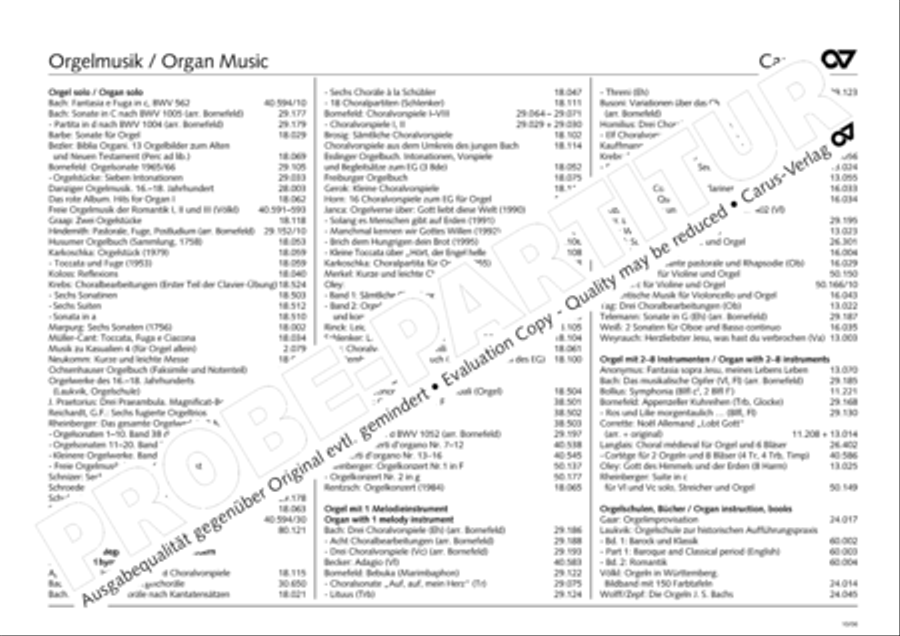 Vogler, 32 Preludes pour l' Orgue ou Pianoforte Piano scores gallery preview page 49