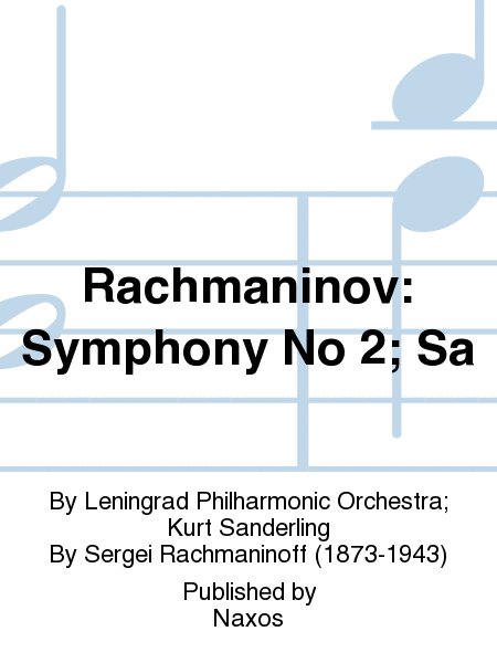 Rachmaninov: Symphony No 2; Sa
