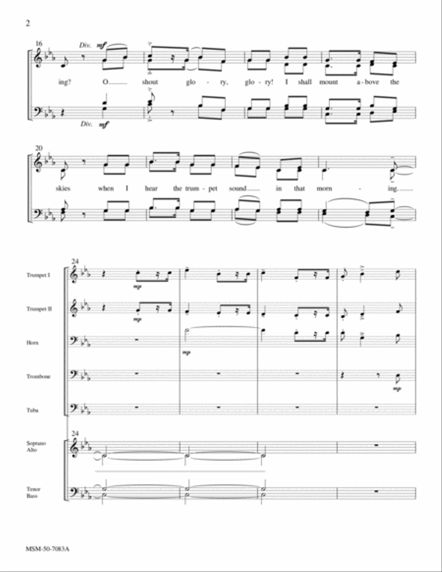 The Morning Trumpet Choir scores gallery preview page 2