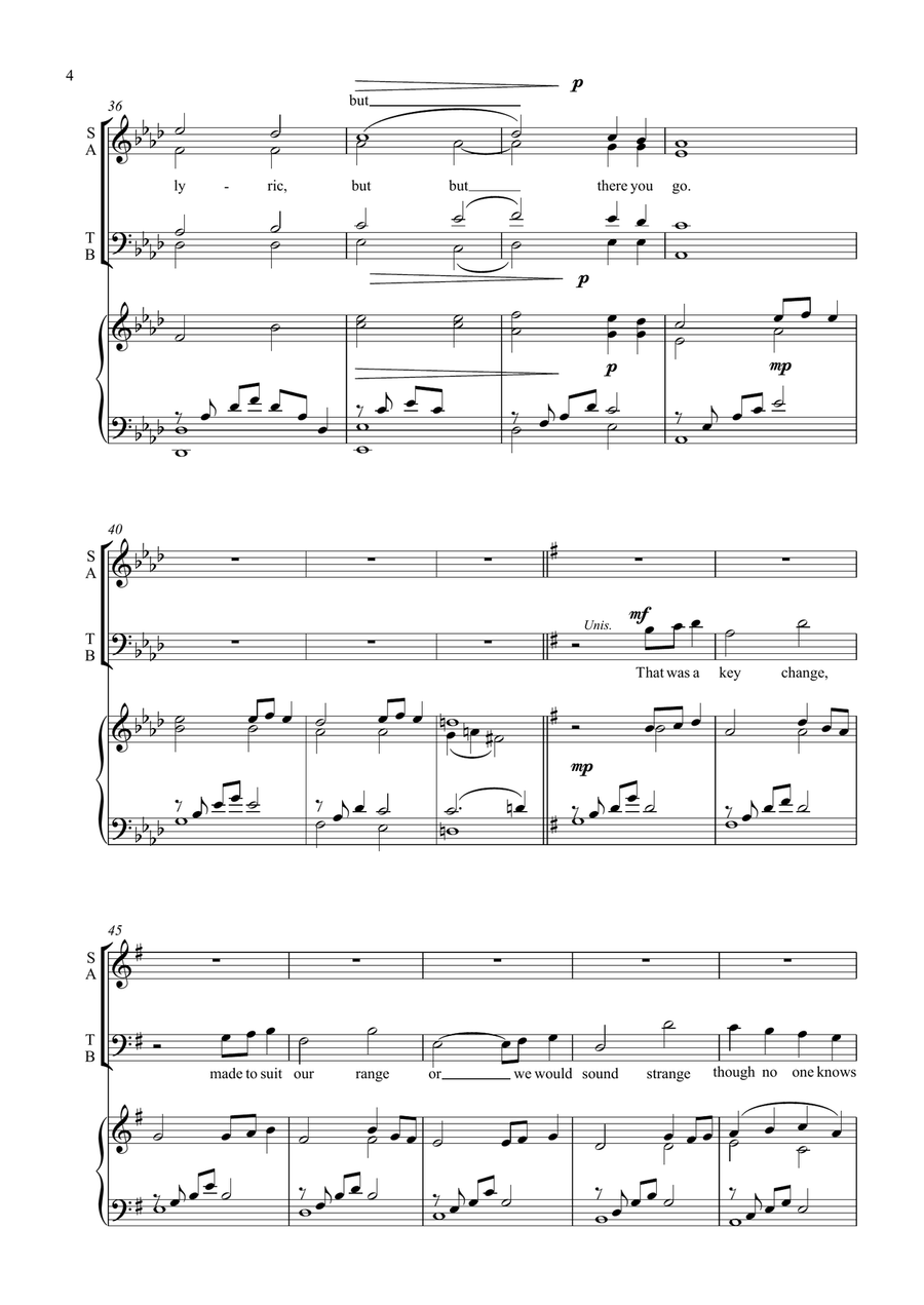 I Can't Believe It's Not Rutter 4-Part scores gallery preview page 4