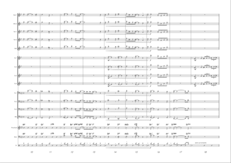 The Preacher - Score Only Jazz Ensemble scores gallery preview page 2