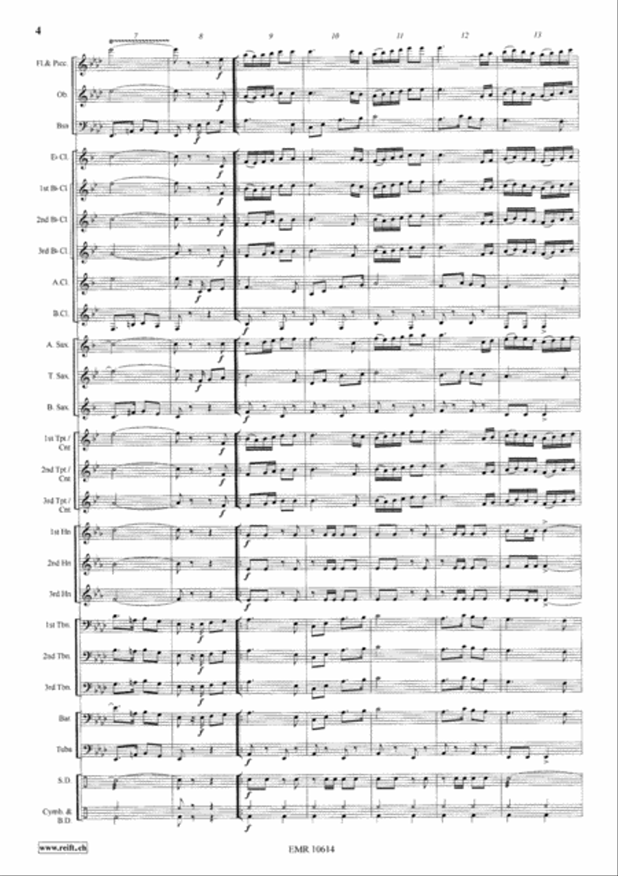 Into The Future Concert Band scores gallery preview page 5