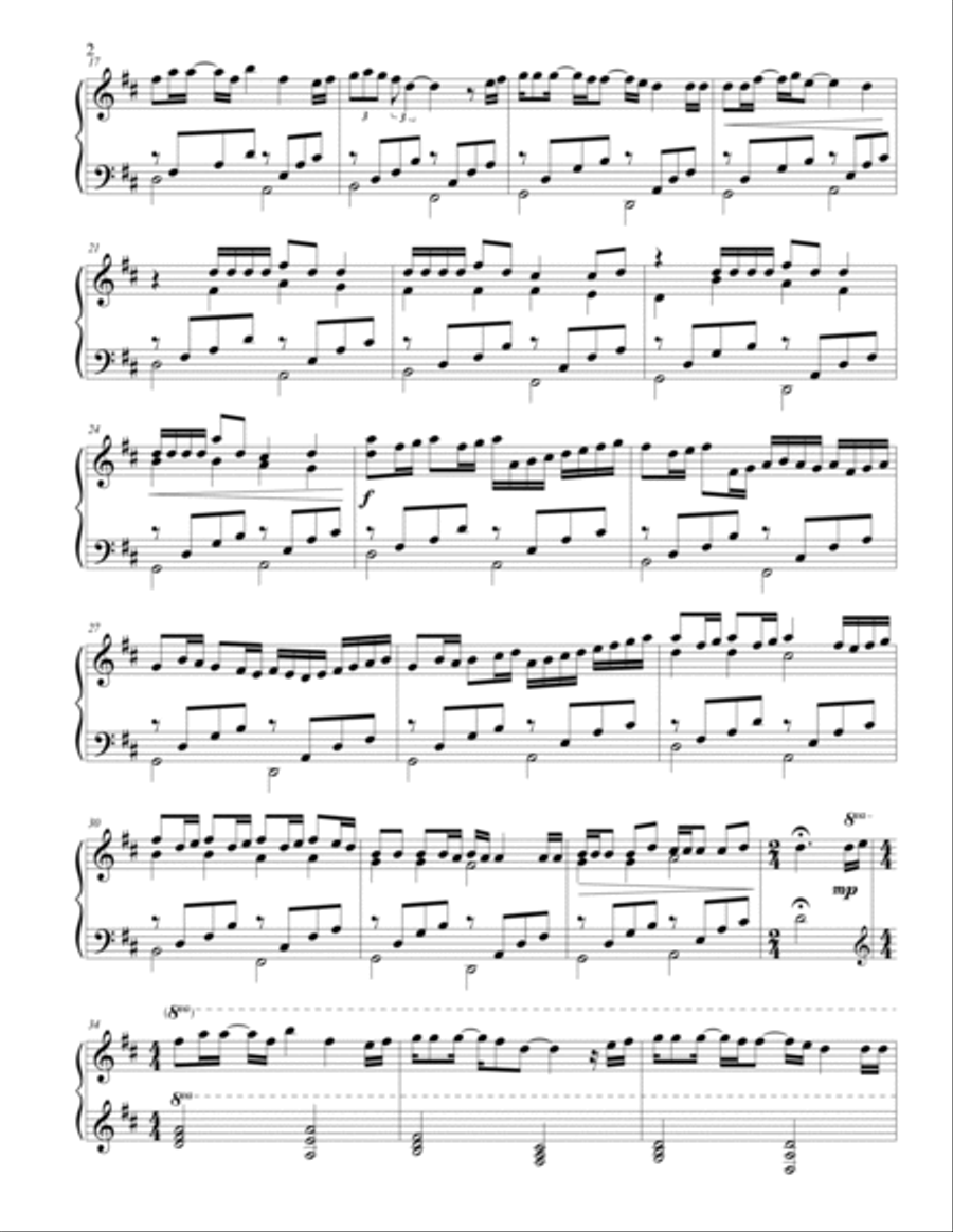 Memories Piano Solo scores gallery preview page 2
