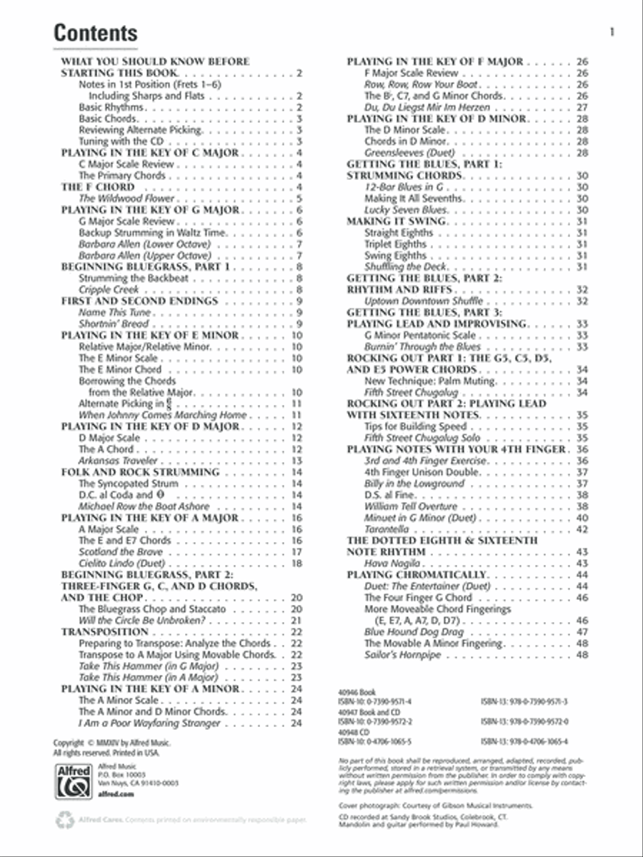 Alfred's Basic Mandolin Method 2 Mandolin scores gallery preview page 10