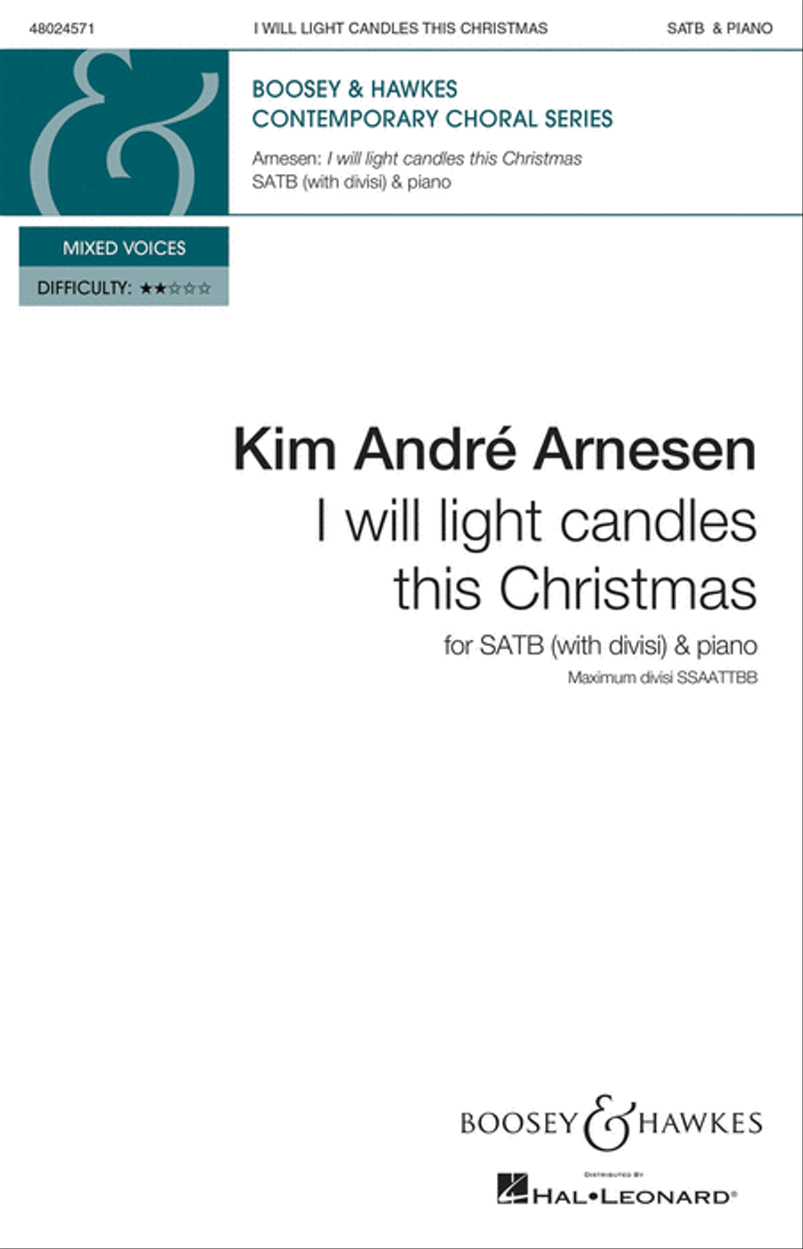 I Will Light Candles This Christmas Divisi scores gallery preview page 1
