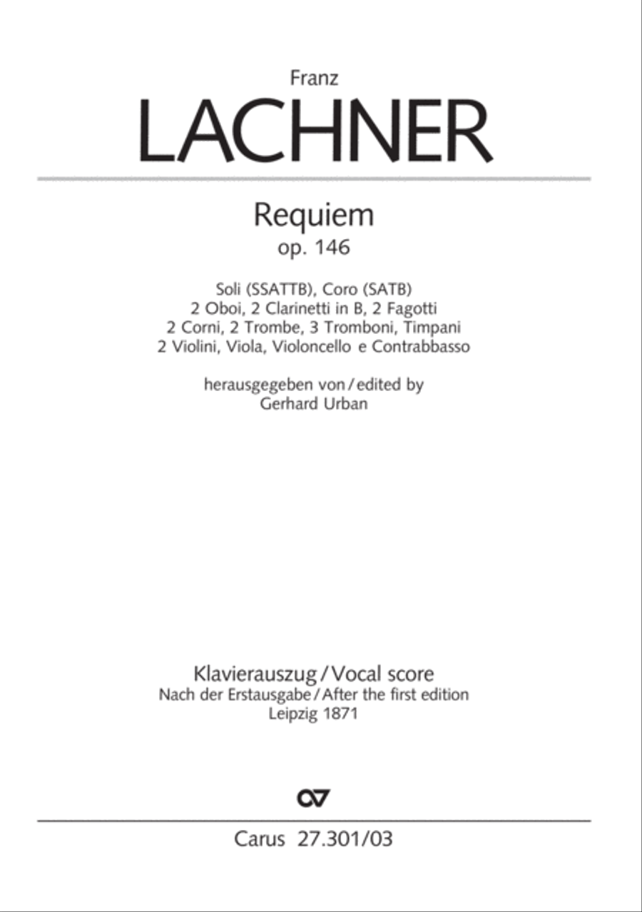 Requiem in F minor Requiem in F minor 4-Part scores gallery preview page 2