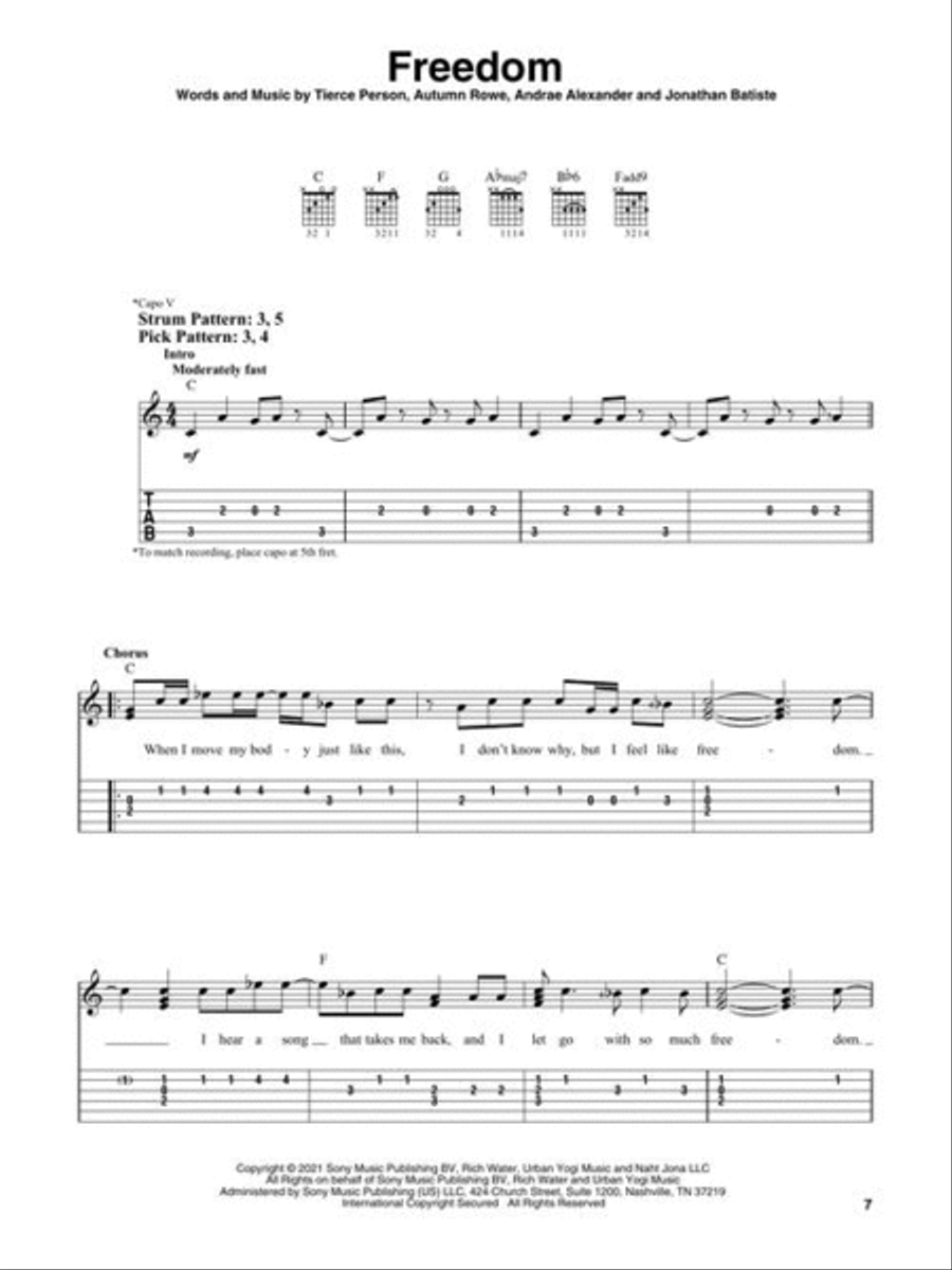 Top Hits of 2022 Electric Guitar scores gallery preview page 4