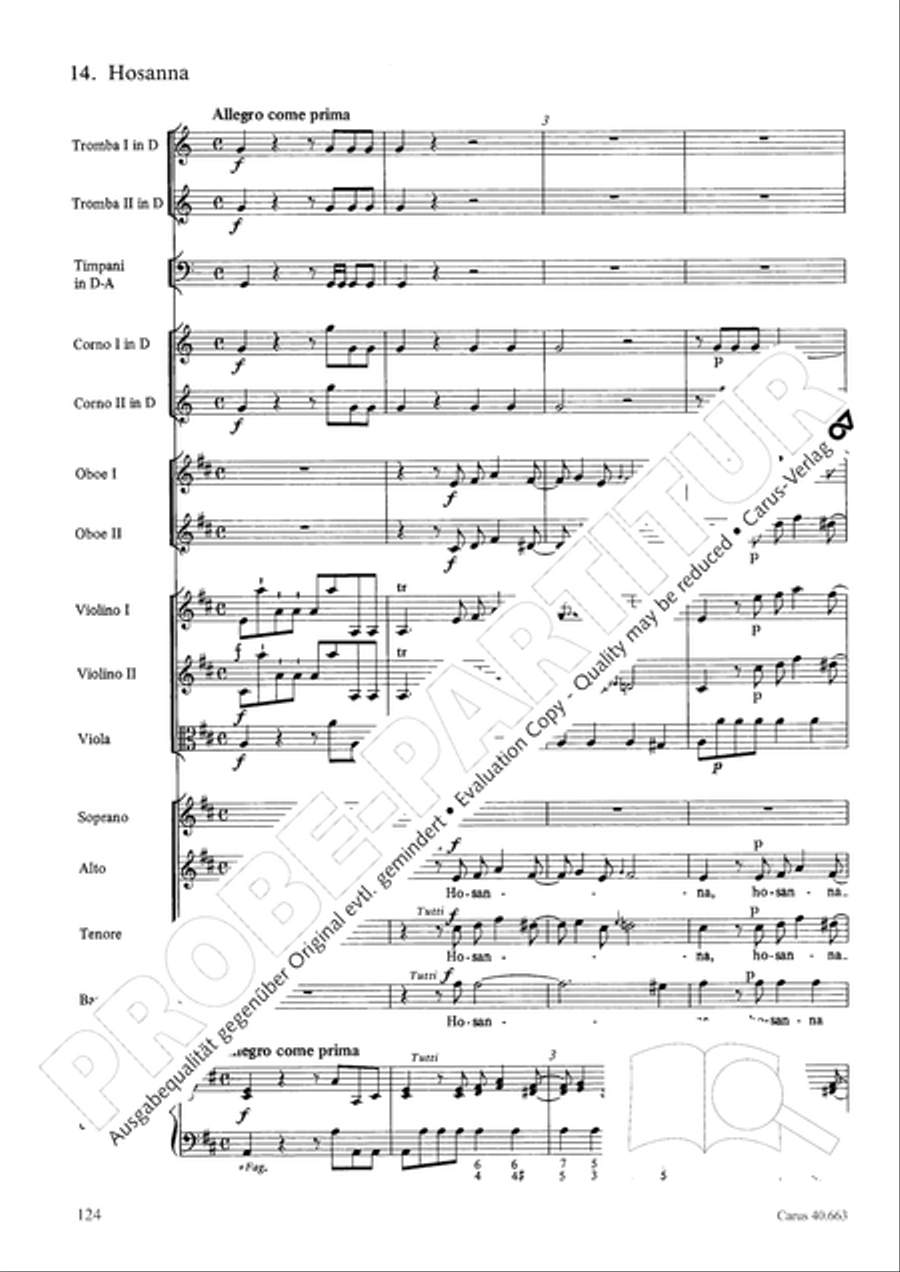 Mass in D minor (Missa in d) ATB scores gallery preview page 140