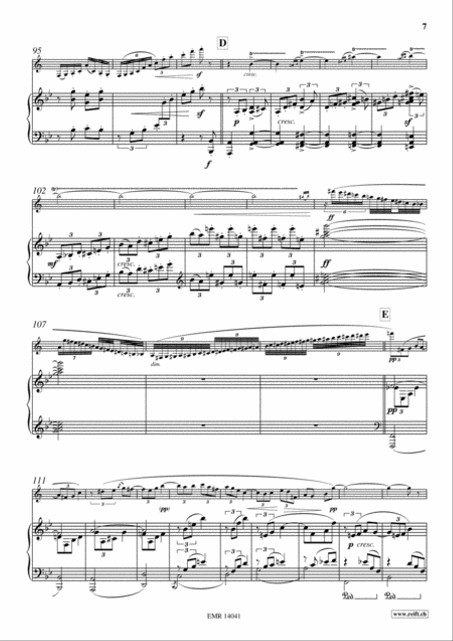 Introduction & Rondo Clarinet Solo scores gallery preview page 7