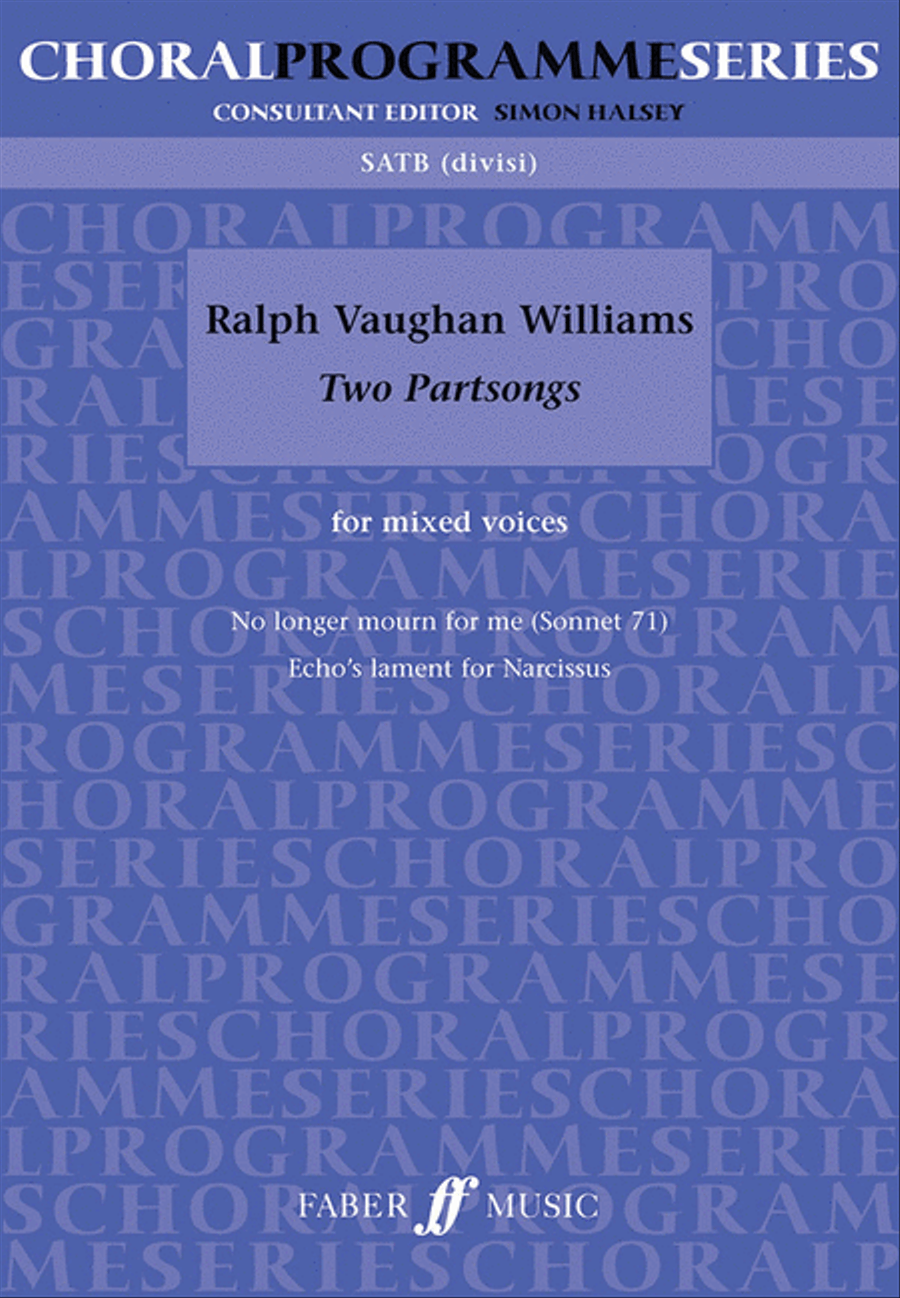 Two Partsongs for mixed voices 4-Part scores gallery preview page 1
