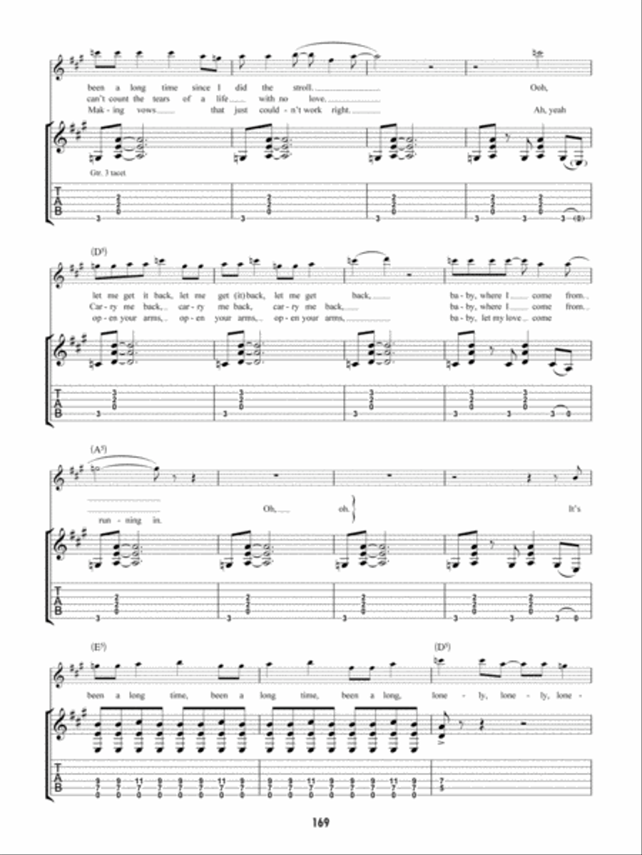 Rock and Roll Guitar Tablature scores gallery preview page 3