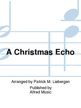 Book cover for A Christmas Echo