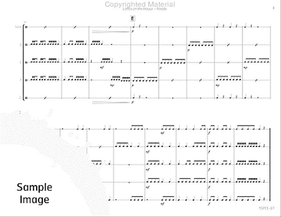 Lattes on the House Lattes on the House Percussion Ensemble scores gallery preview page 8