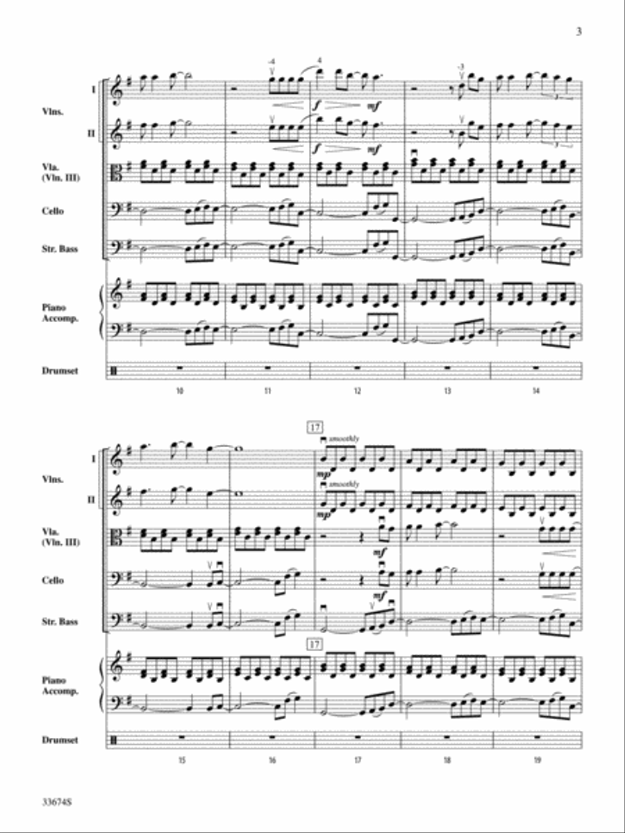 Don't Stop Believin' String Orchestra scores gallery preview page 3