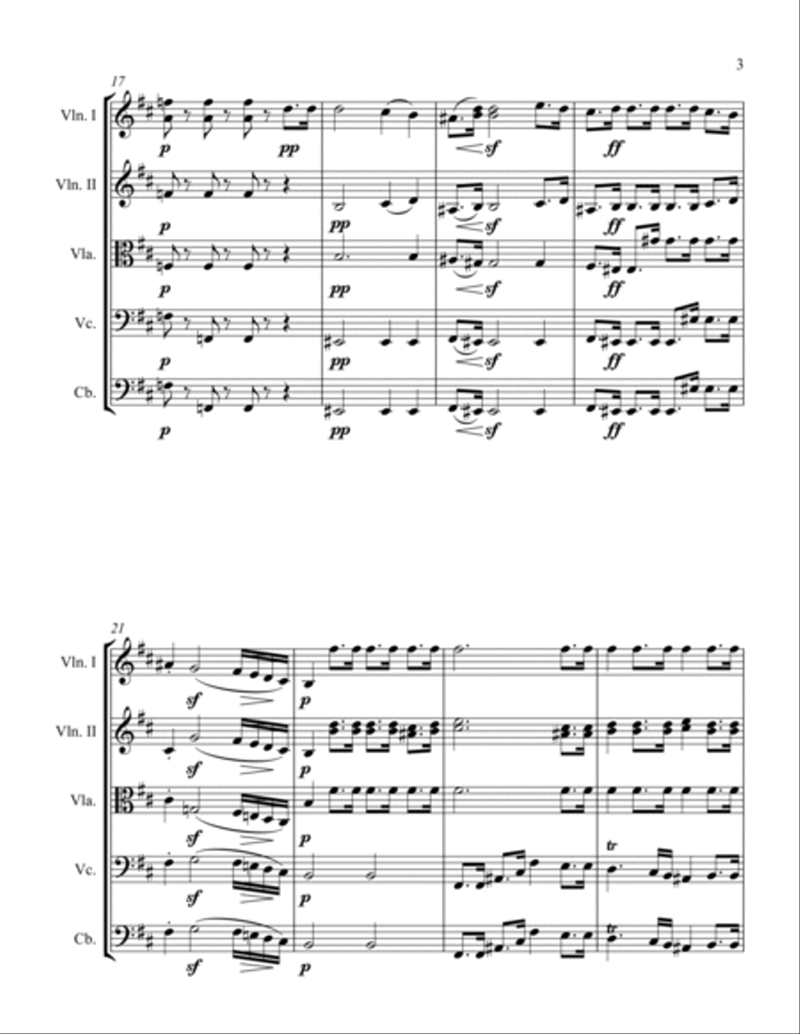 Trauermarsch Trauermarsch String Orchestra scores gallery preview page 3
