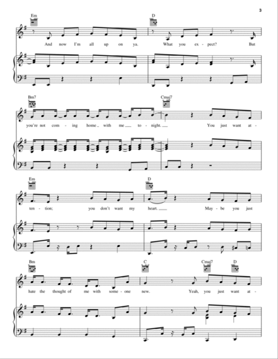 Attention Attention A Cappella scores gallery preview page 3