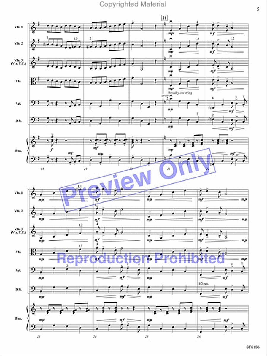 Mariachi! String Orchestra scores gallery preview page 4