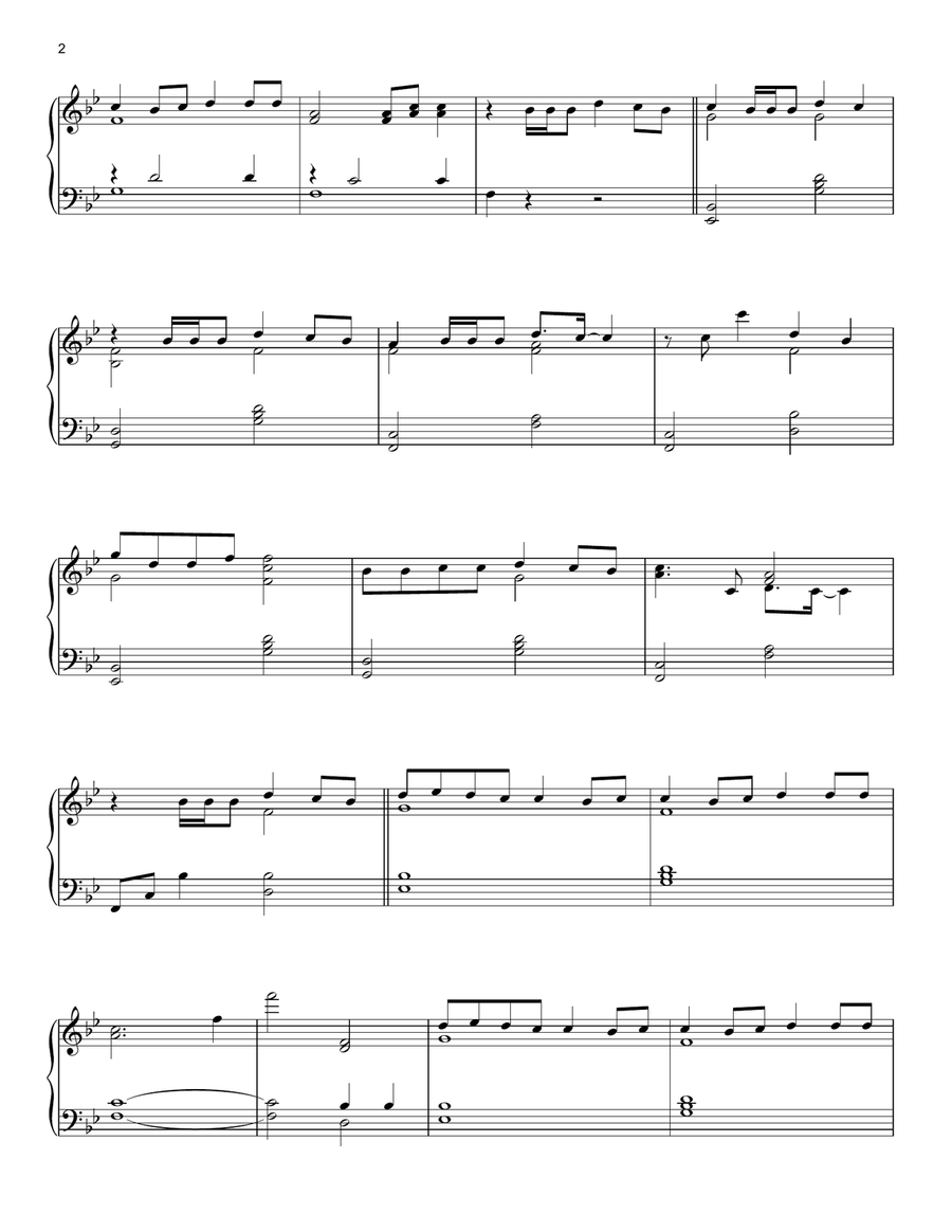 Better Piano Solo scores gallery preview page 2