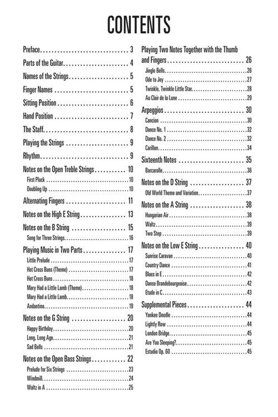 Classical Guitar for Kids Acoustic Guitar scores gallery preview page 3