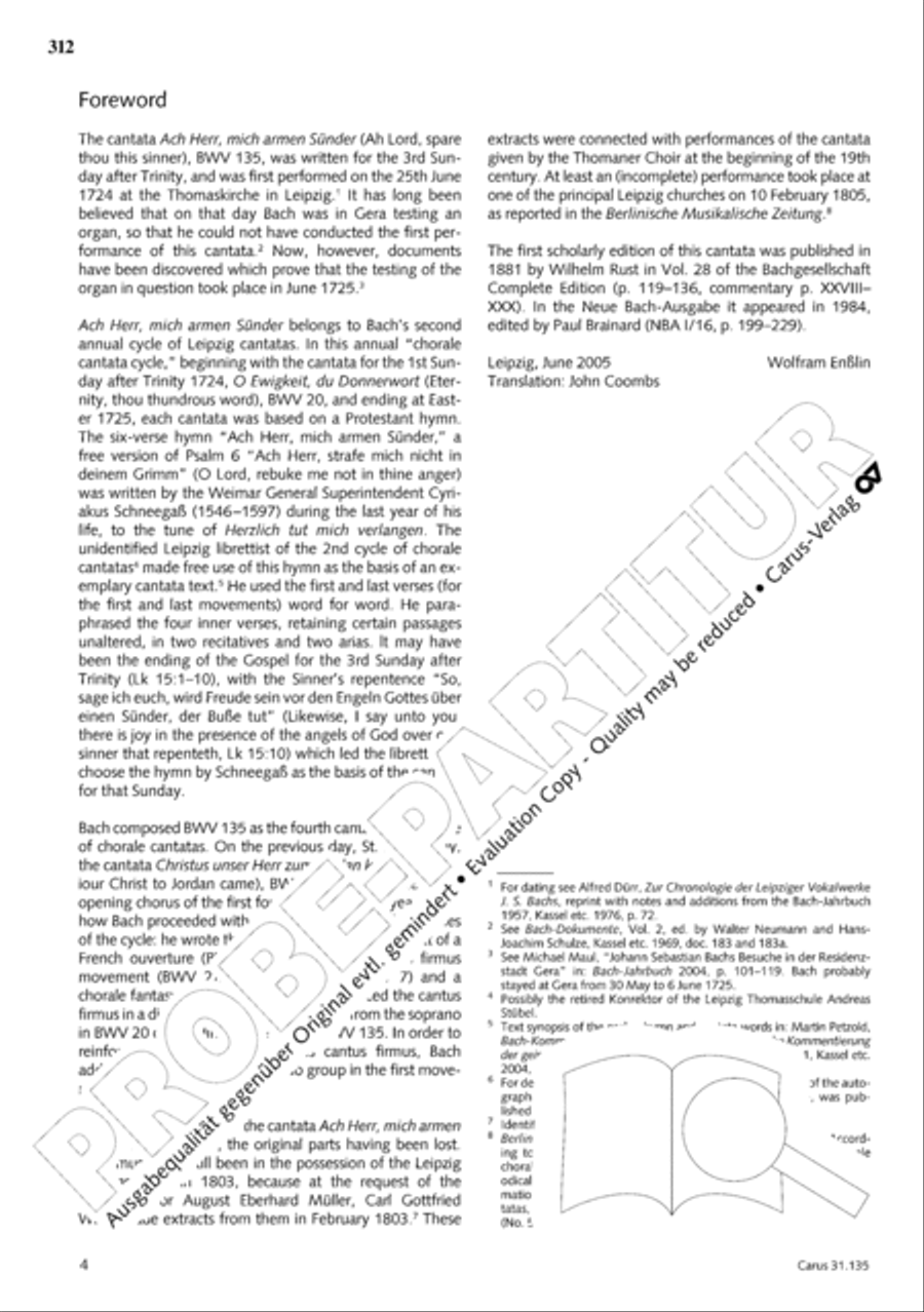 The Complete Sacred Vocal Works (Das geistliche Vokalwerk) Voice scores gallery preview page 313