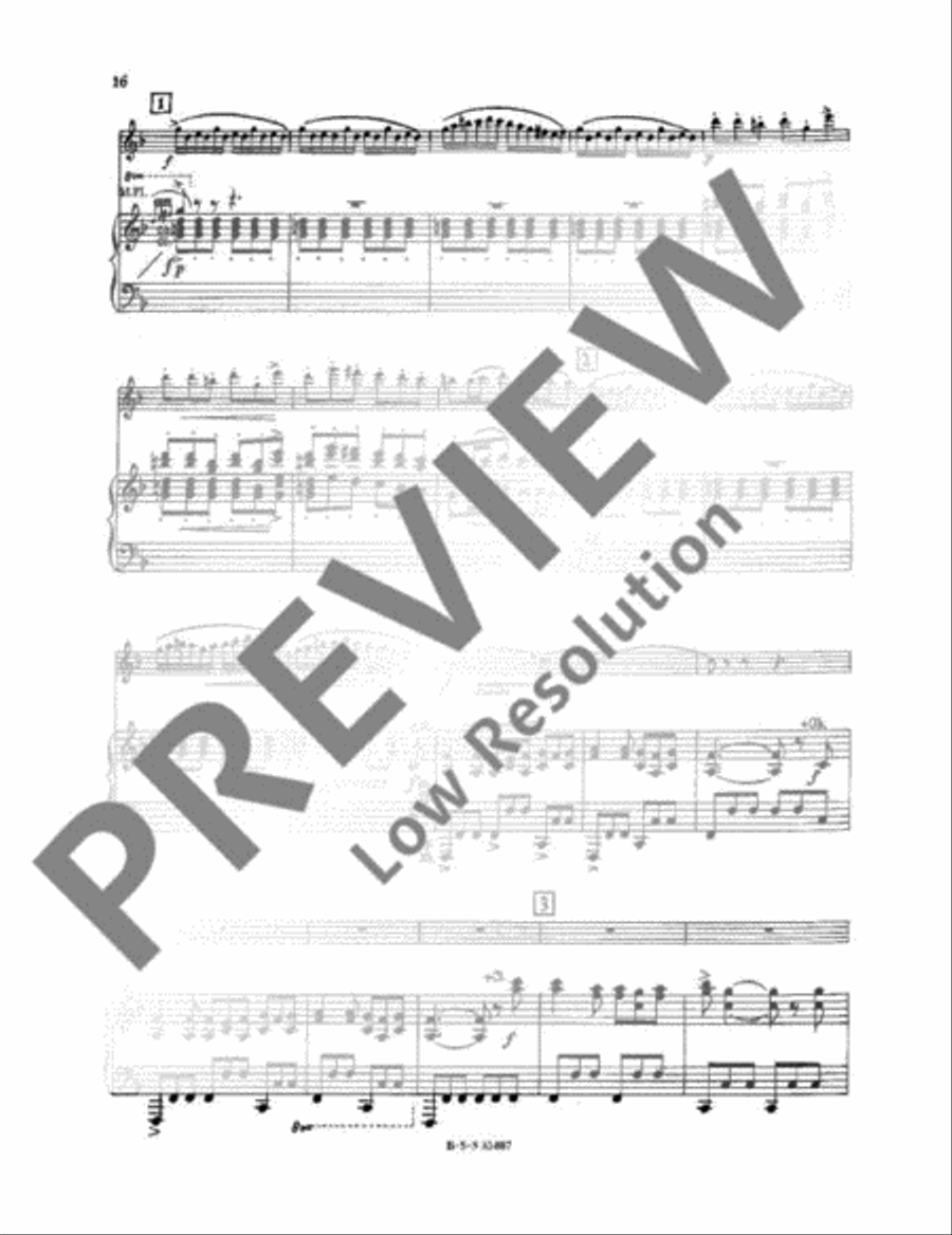 Jagdkonzert Double Bass scores gallery preview page 19