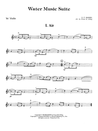 Water Music Suite: 1st Violin
