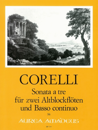 Book cover for Sonata a tre F major