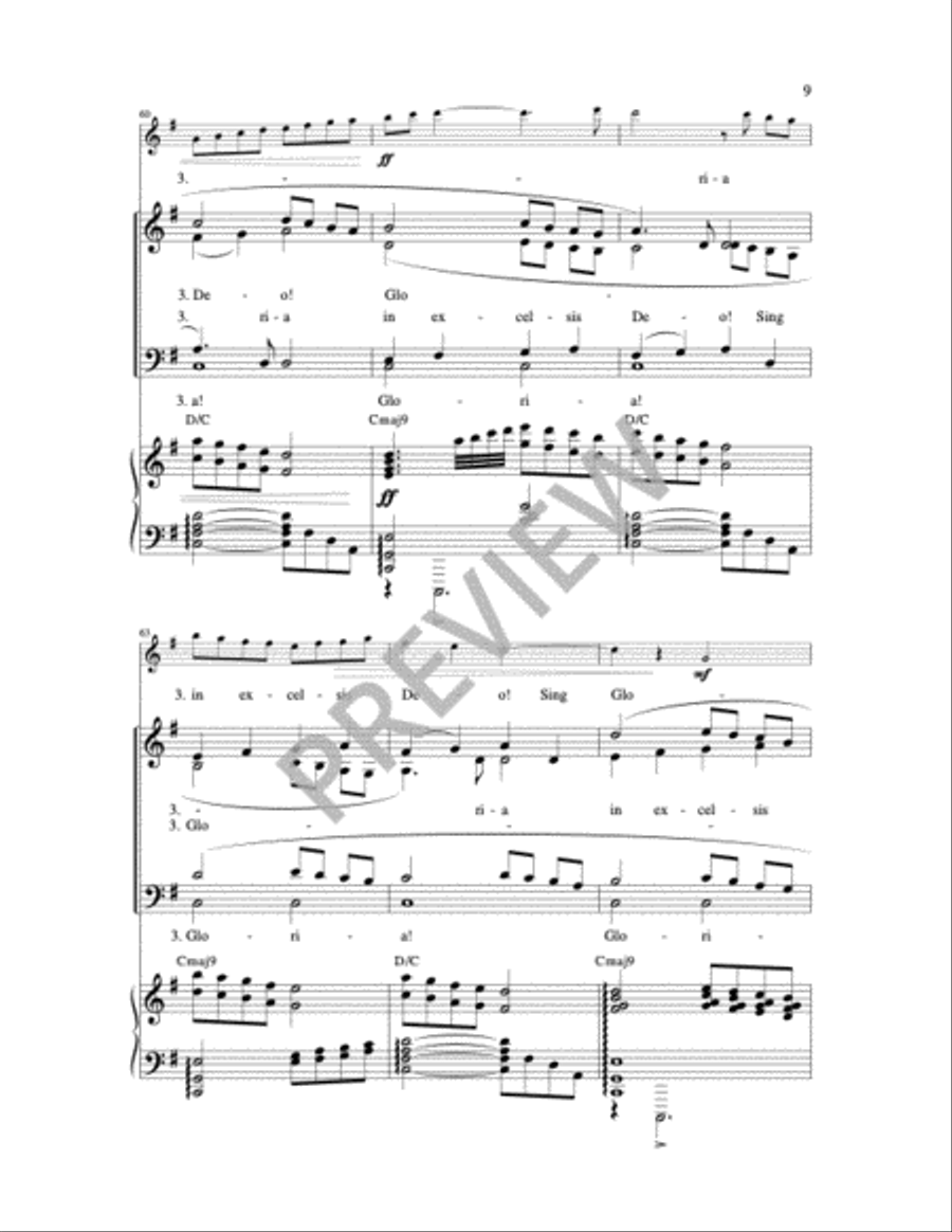 Light of the World 4-Part scores gallery preview page 10