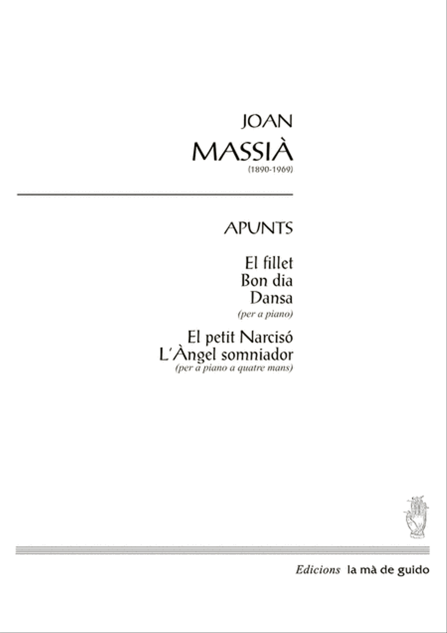 Apunts (volum 1) 2 Pianos, 4-Hands scores gallery preview page 1