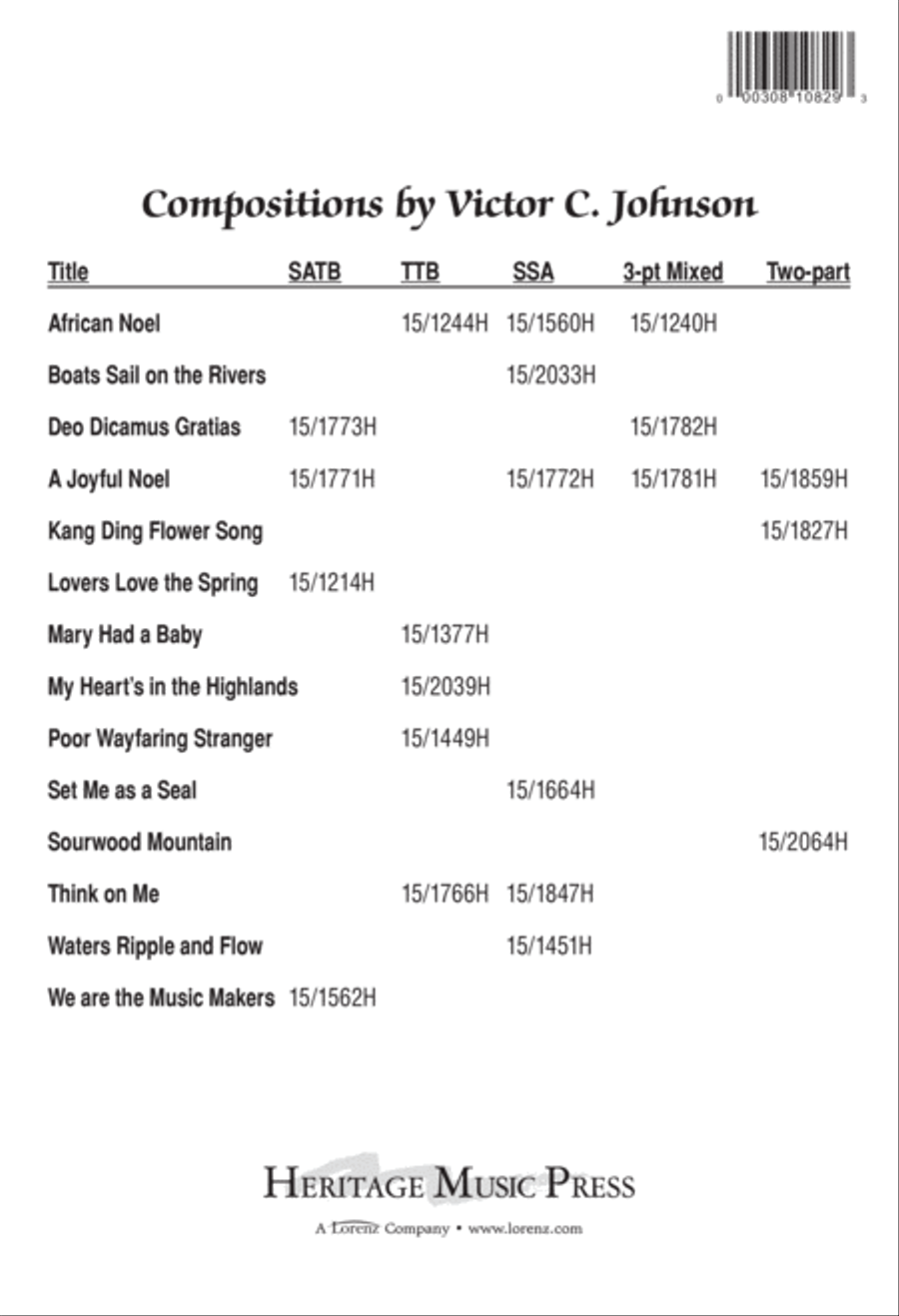African Noel A Cappella scores gallery preview page 13