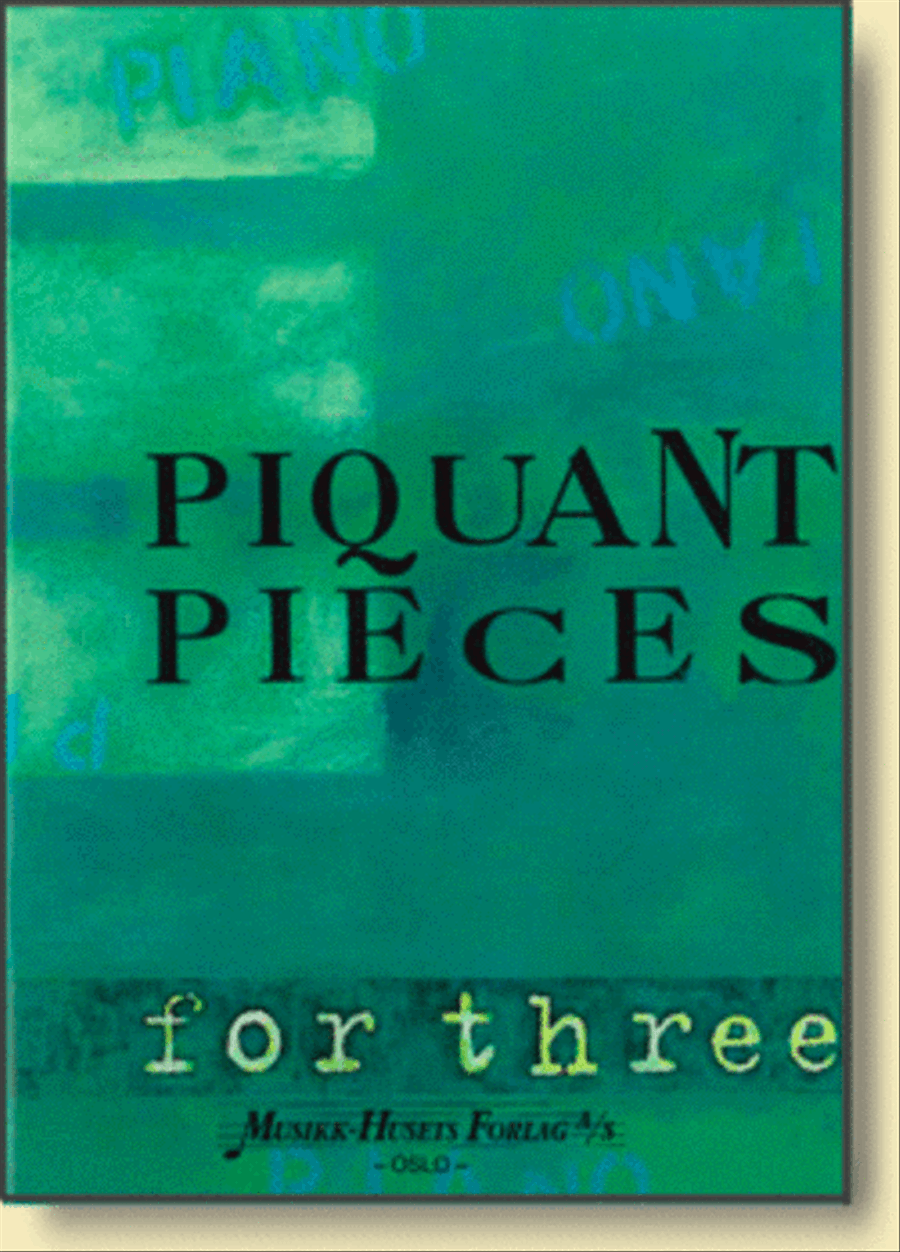 Piquant Pieces m/CD Piano scores gallery preview page 1