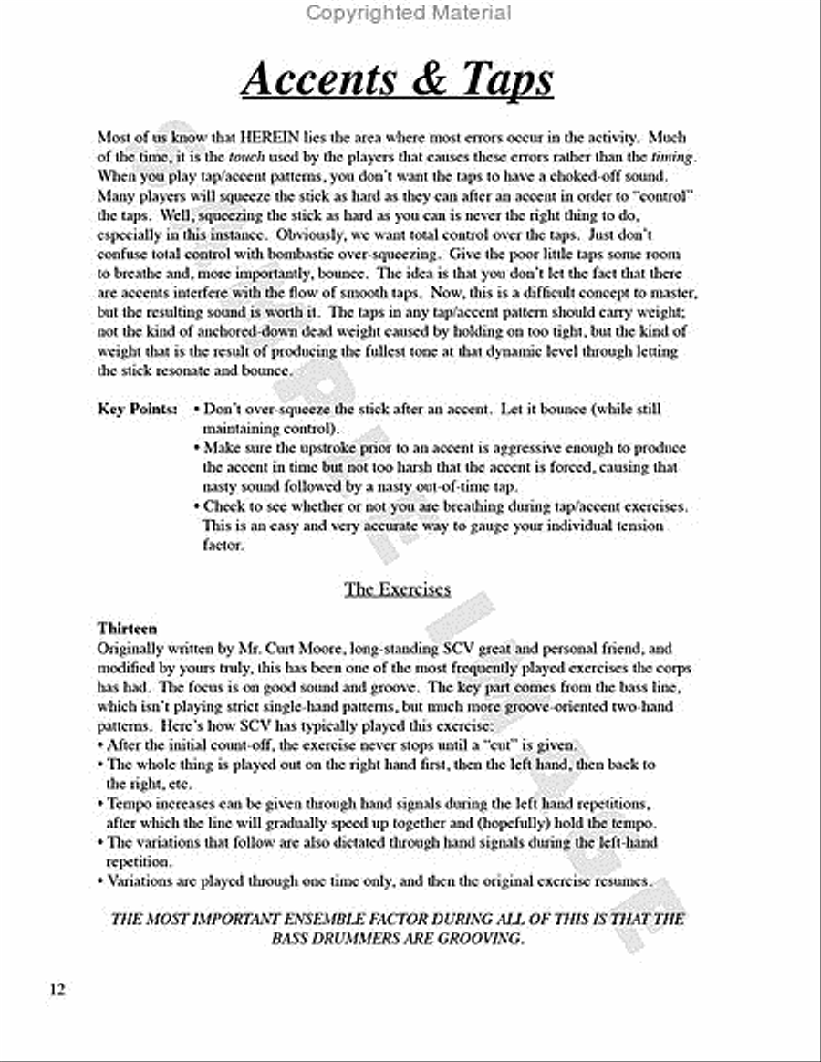 Fresh Perspectives for the Modern Drumline Percussion scores gallery preview page 7