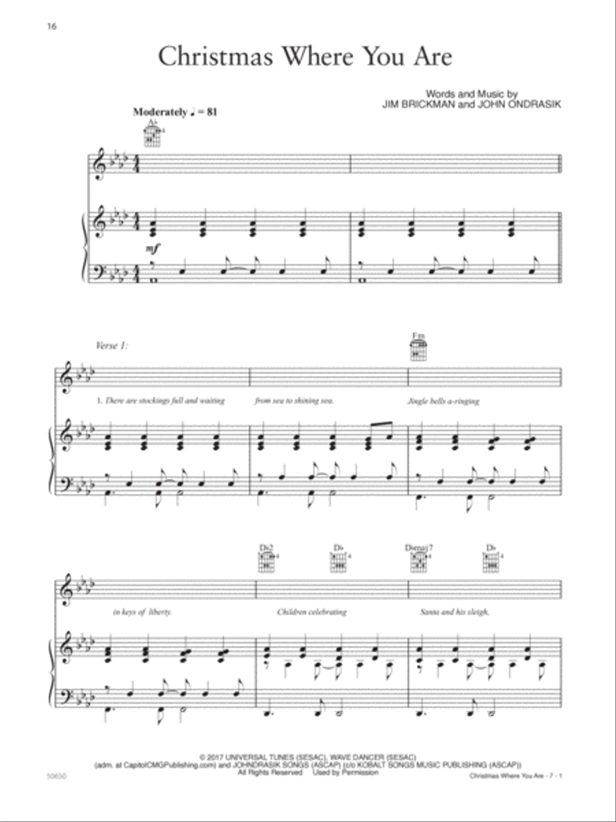 Jim Brickman's Christmas Collection (Second Edition) Piano, Vocal, Guitar scores gallery preview page 4