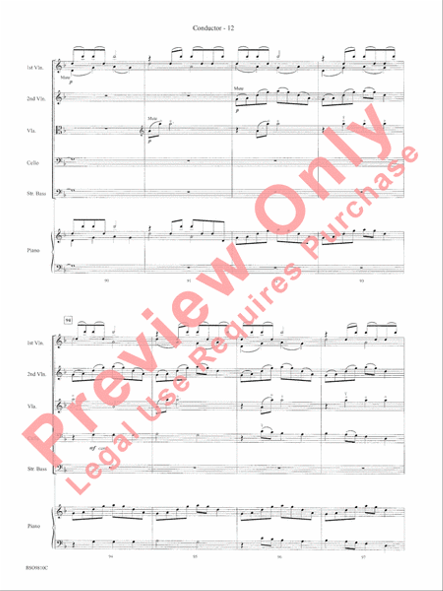 Ancient Ritual Ancient Ritual String Orchestra scores gallery preview page 15