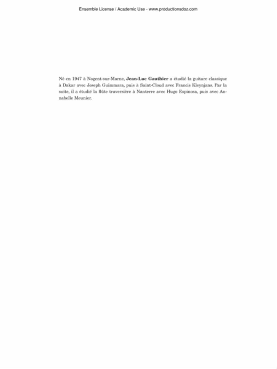 Le séquoia Le séquoia Flute scores gallery preview page 2