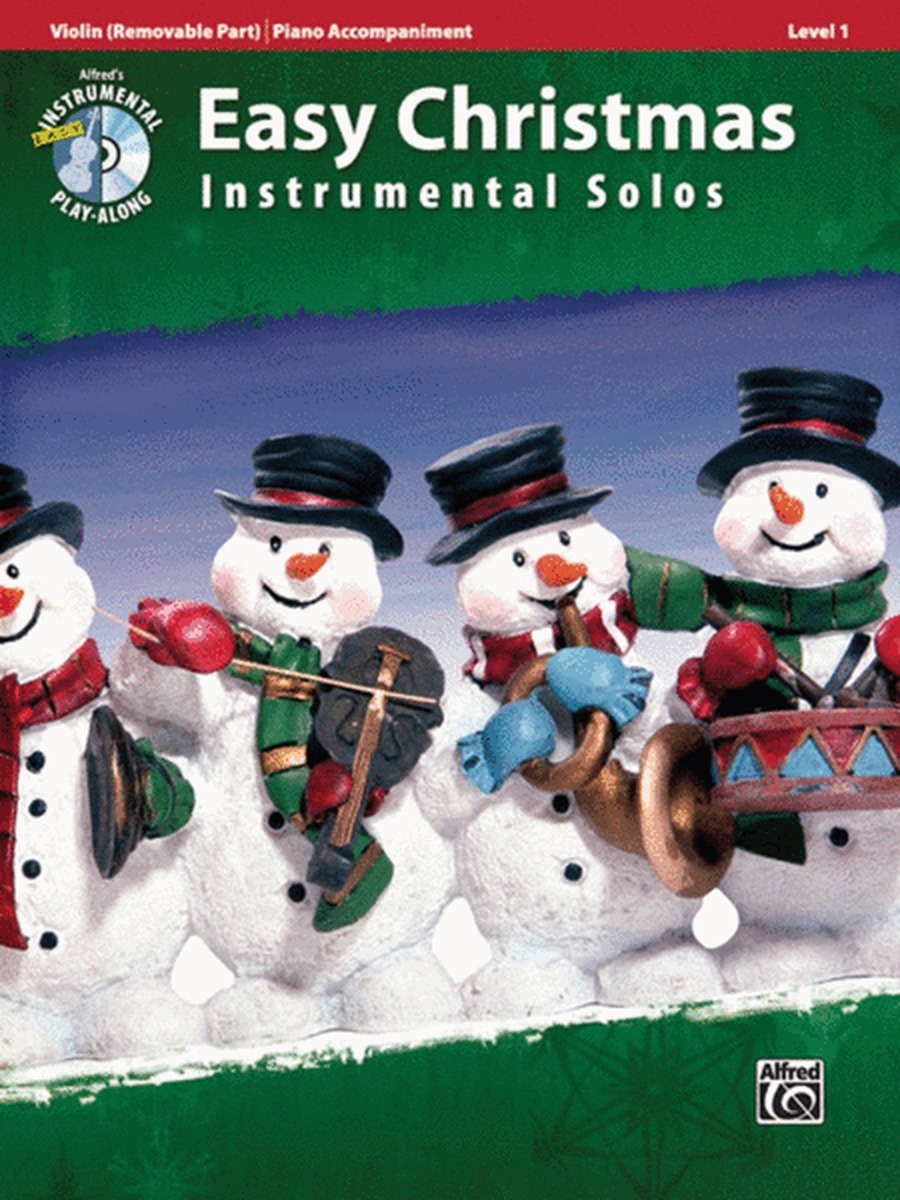Easy Christmas Instrumental Solos Violin Book/CD