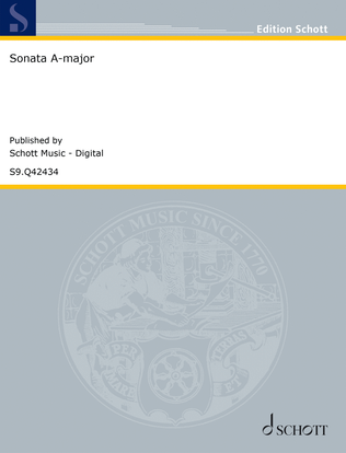 Book cover for Sonata A-major