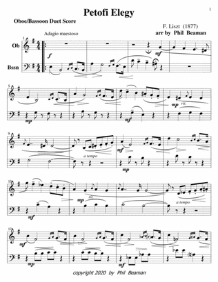 Petofi Elegy-Liszt-oboe-bassoon duet